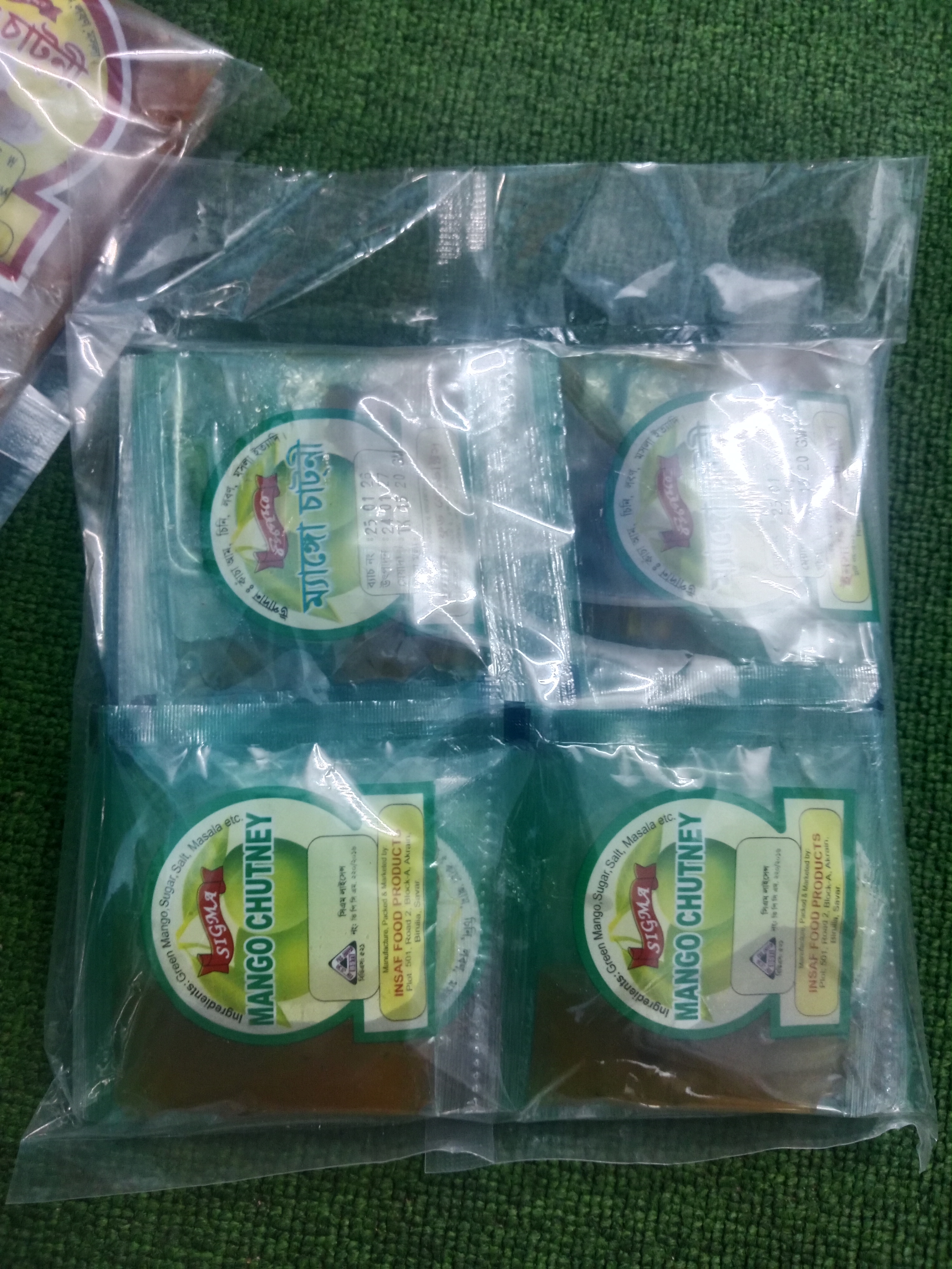 Tetul mixed fruit chutney 20g 20pcs pata